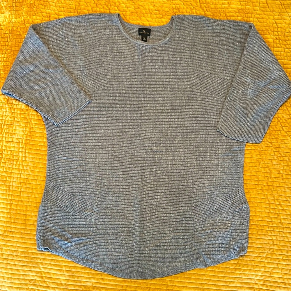 Women’s sweater XL Gray with side zippers